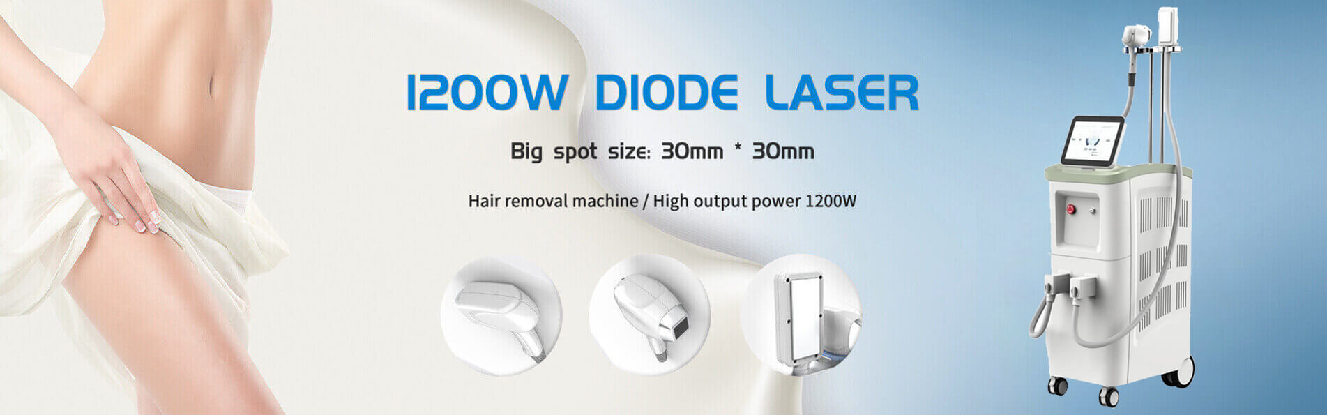 Máquina de Depilación Láser Diodo 1200W-Bestview Laser-Fabricante de máquinas  láser belleza médica-Bestview Laser
