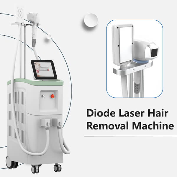 Diode laser for face hair removal