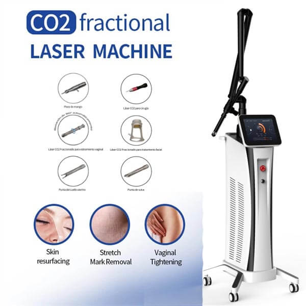 CO2 Fractional Laser Skin Resurfacing removes the top layers of skin tissue