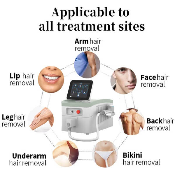 diode laser hair removal machin